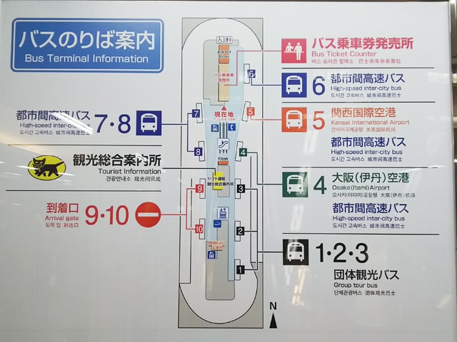 ４．OCATバスターミナルの様子
