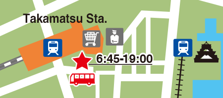 Takamatsu Station Express Bus Terminal